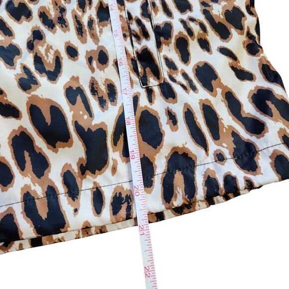 Zelos pullover hoodie windbreaker leopard print size XS - Picture 8 of 8